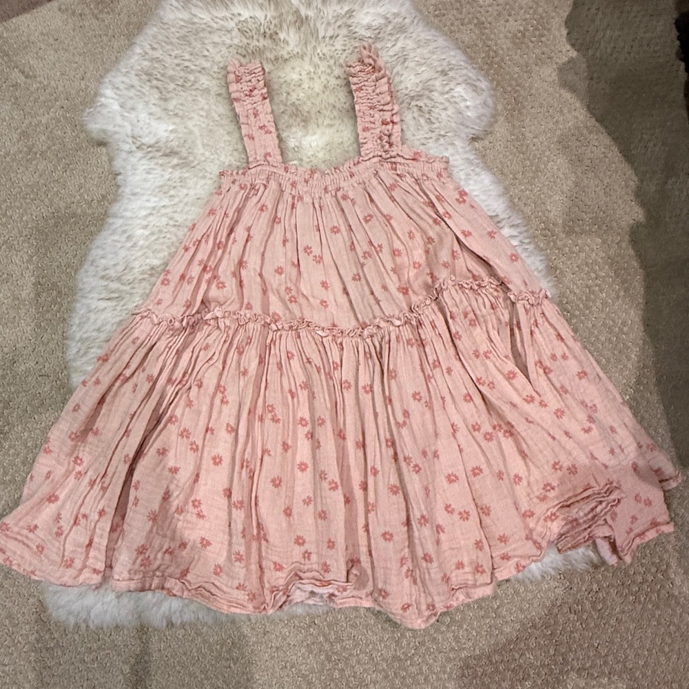 Rylee + Cru Blush Pink Daisy Cicily Dress